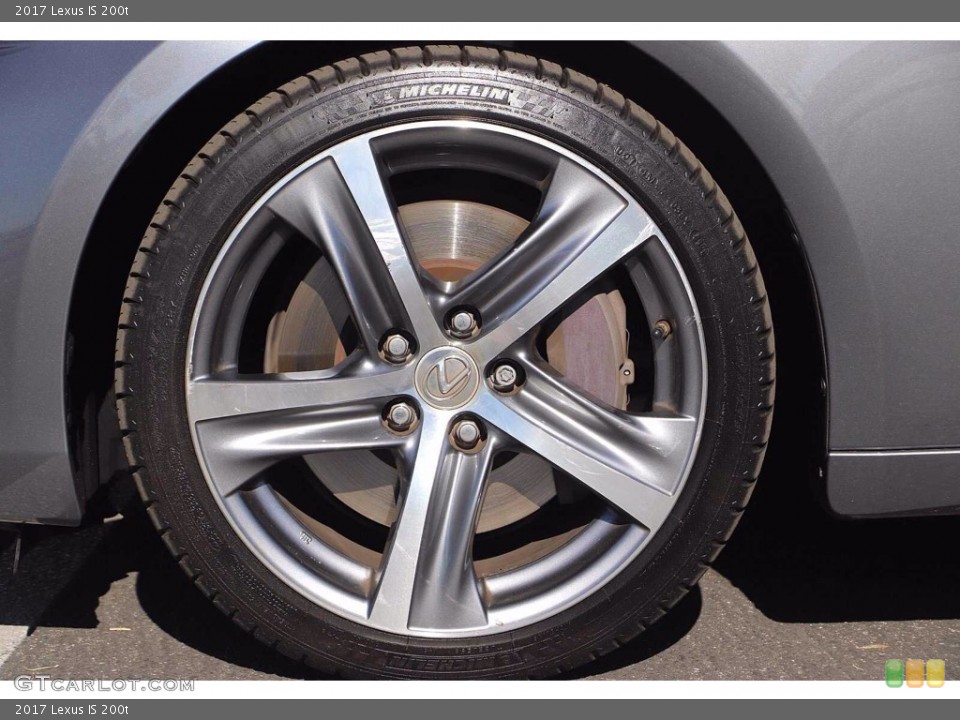 2017 Lexus IS 200t Wheel and Tire Photo #143659680