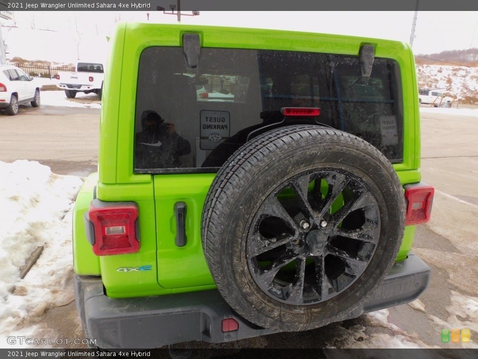 2021 Jeep Wrangler Unlimited Sahara 4xe Hybrid Wheel and Tire Photo #143667851