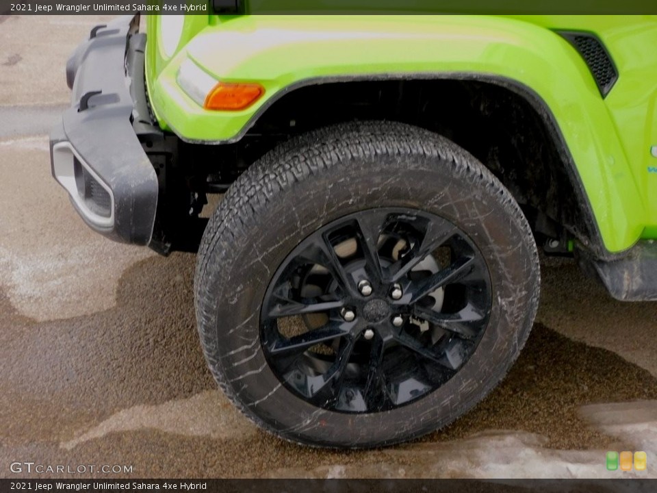 2021 Jeep Wrangler Unlimited Sahara 4xe Hybrid Wheel and Tire Photo #143667926