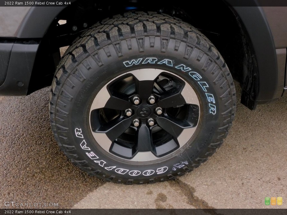 2022 Ram 1500 Rebel Crew Cab 4x4 Wheel and Tire Photo #143668340
