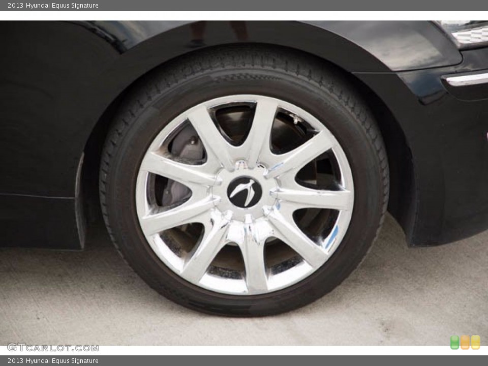 2013 Hyundai Equus Signature Wheel and Tire Photo #143672955