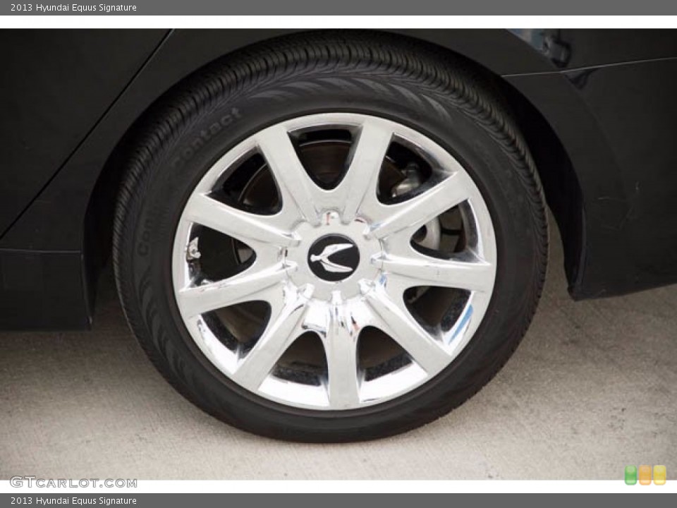 2013 Hyundai Equus Signature Wheel and Tire Photo #143672970