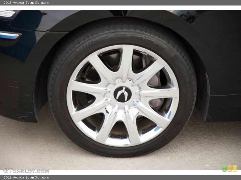 2013 Hyundai Equus Signature Wheel and Tire Photo #143672985