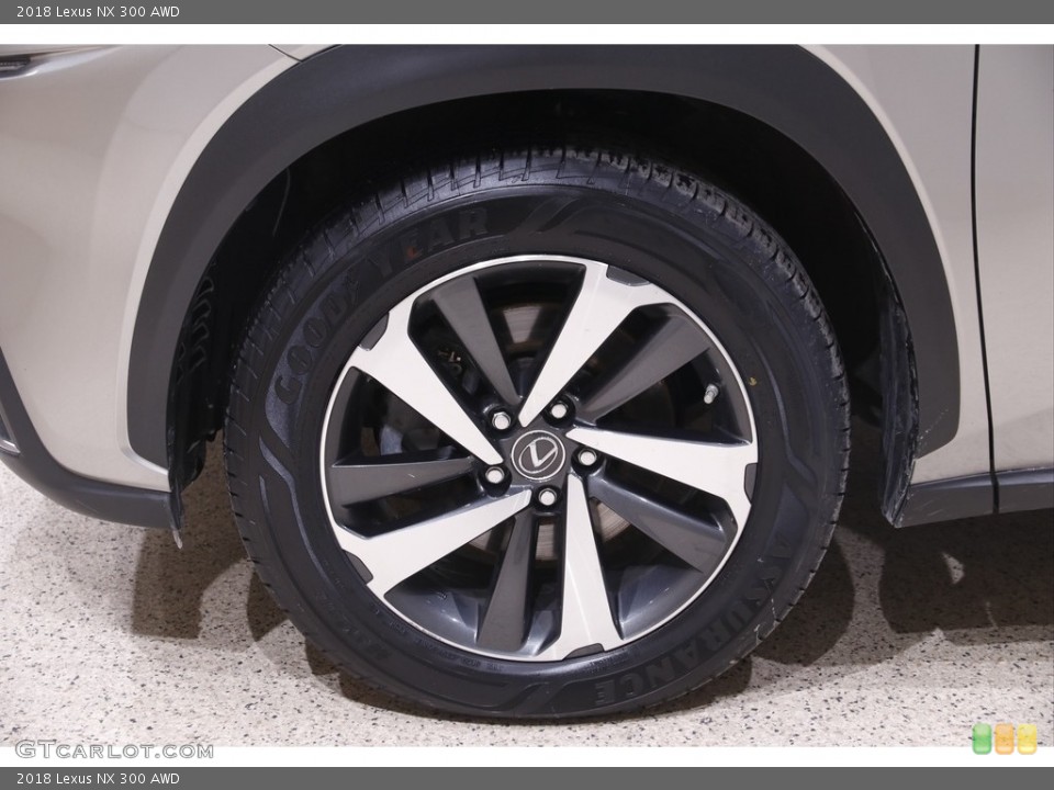 2018 Lexus NX 300 AWD Wheel and Tire Photo #143674113