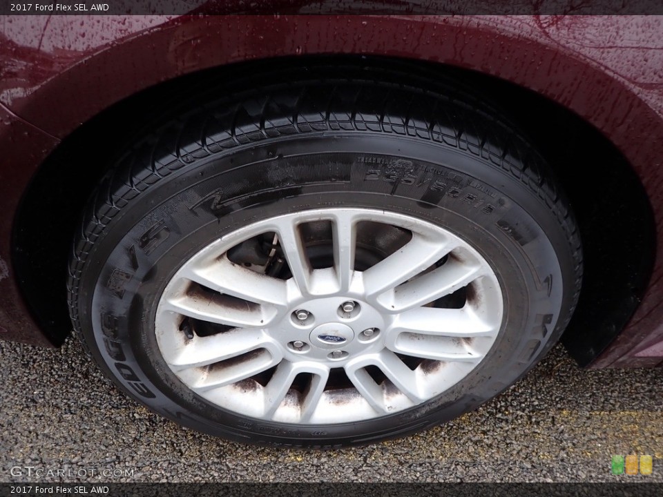 2017 Ford Flex SEL AWD Wheel and Tire Photo #143675897