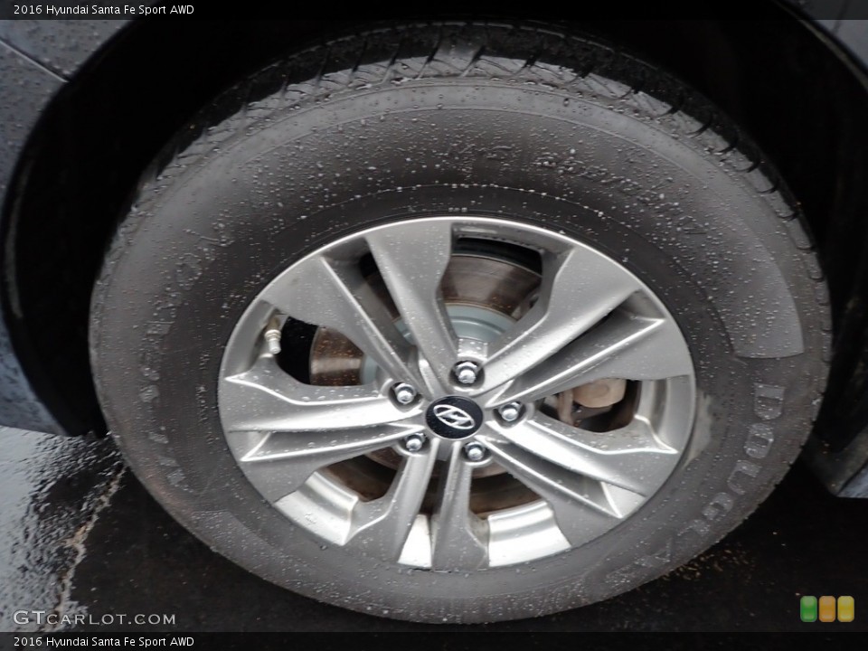 2016 Hyundai Santa Fe Sport AWD Wheel and Tire Photo #143676455