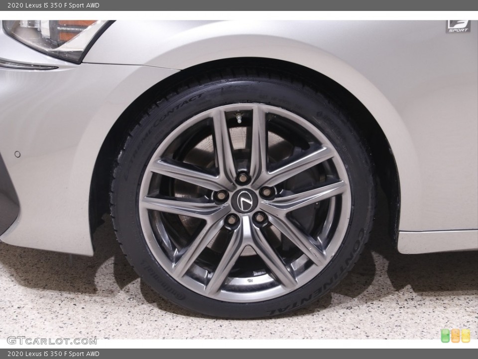 2020 Lexus IS 350 F Sport AWD Wheel and Tire Photo #143689794