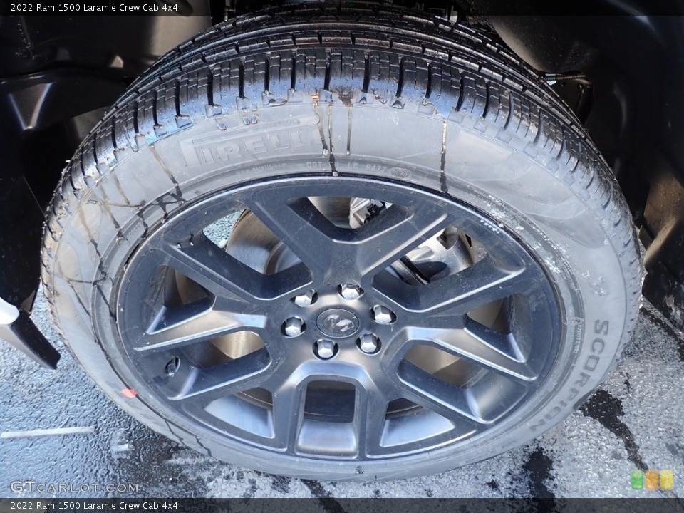 2022 Ram 1500 Laramie Crew Cab 4x4 Wheel and Tire Photo #143694594