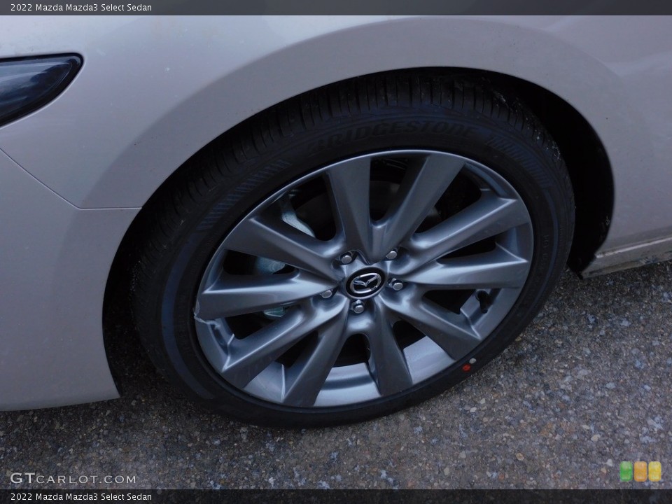 2022 Mazda Mazda3 Select Sedan Wheel and Tire Photo #143697201