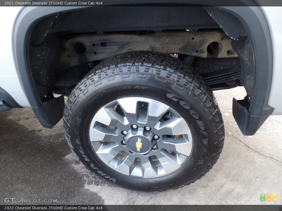 2022 Chevrolet Silverado 2500HD Custom Crew Cab 4x4 Wheel and Tire Photo #143705960