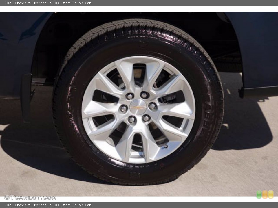 2020 Chevrolet Silverado 1500 Custom Double Cab Wheel and Tire Photo #143711901