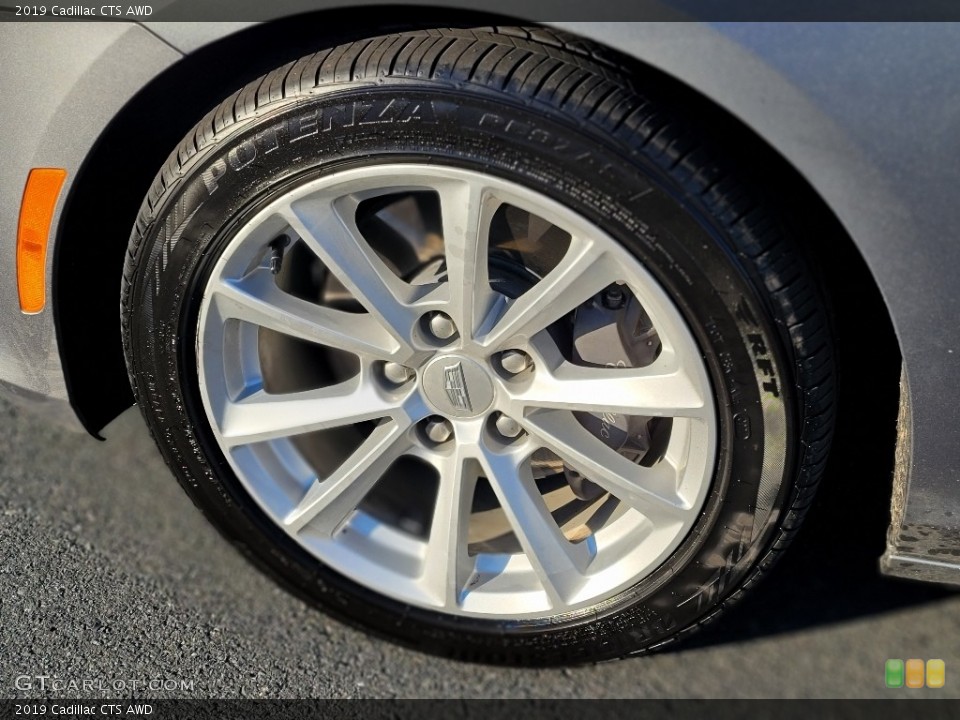 2019 Cadillac CTS AWD Wheel and Tire Photo #143712313