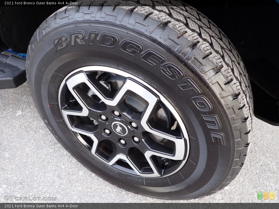 2021 Ford Bronco Outer Banks 4x4 4-Door Wheel and Tire Photo #143736898