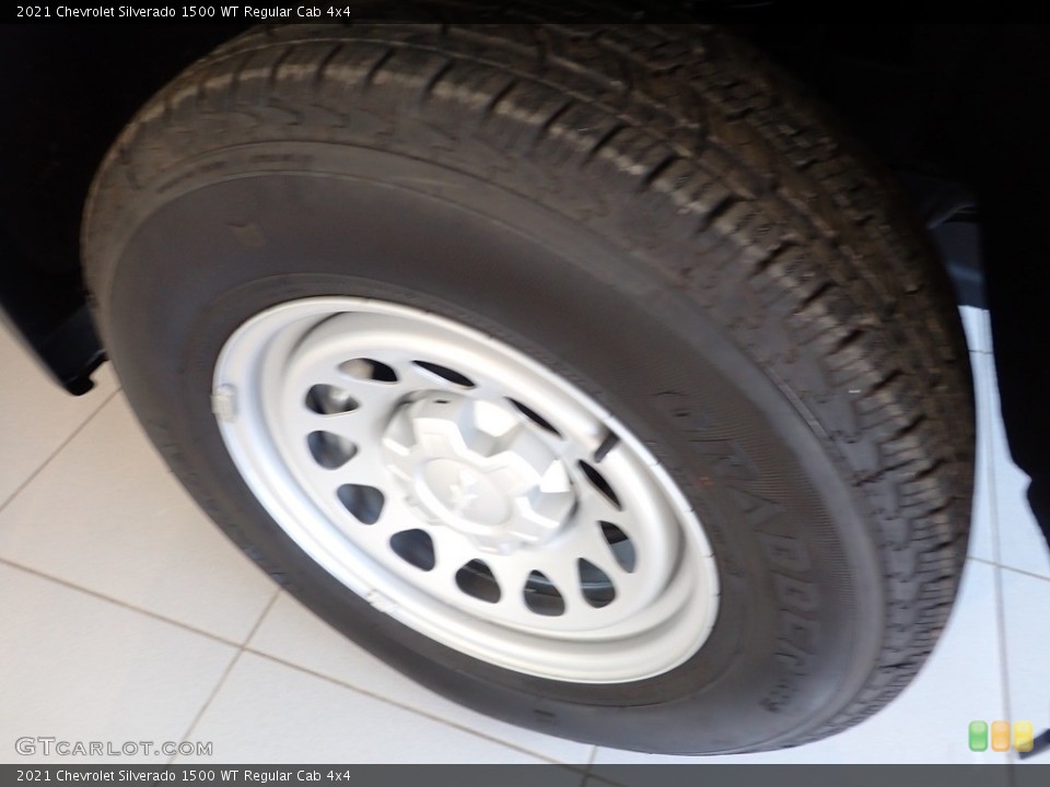 2021 Chevrolet Silverado 1500 WT Regular Cab 4x4 Wheel and Tire Photo #143741211