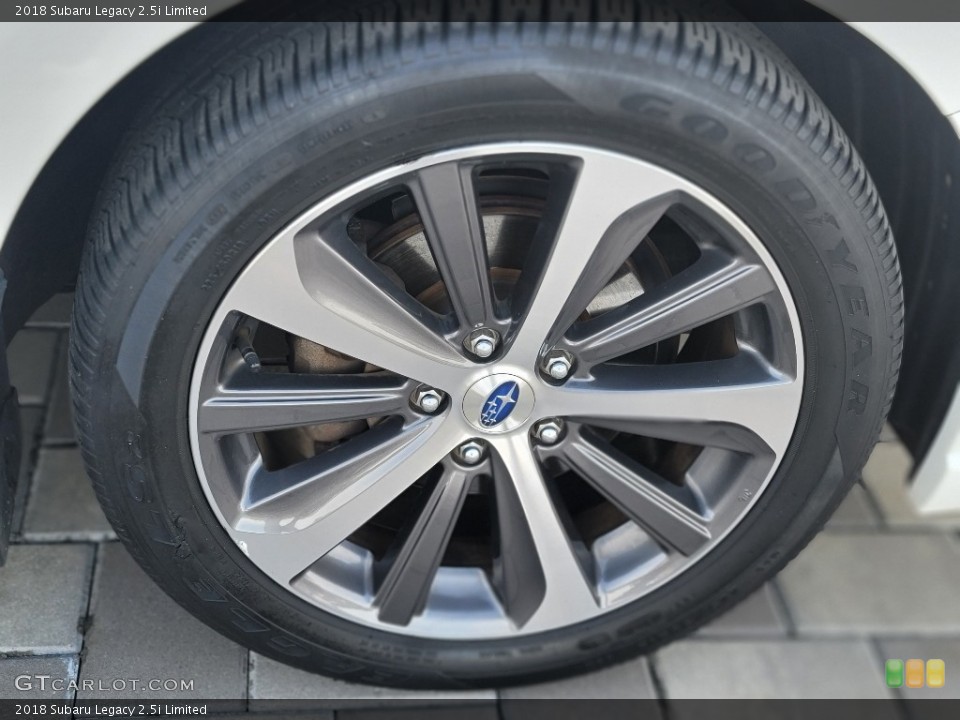 2018 Subaru Legacy 2.5i Limited Wheel and Tire Photo #143753316