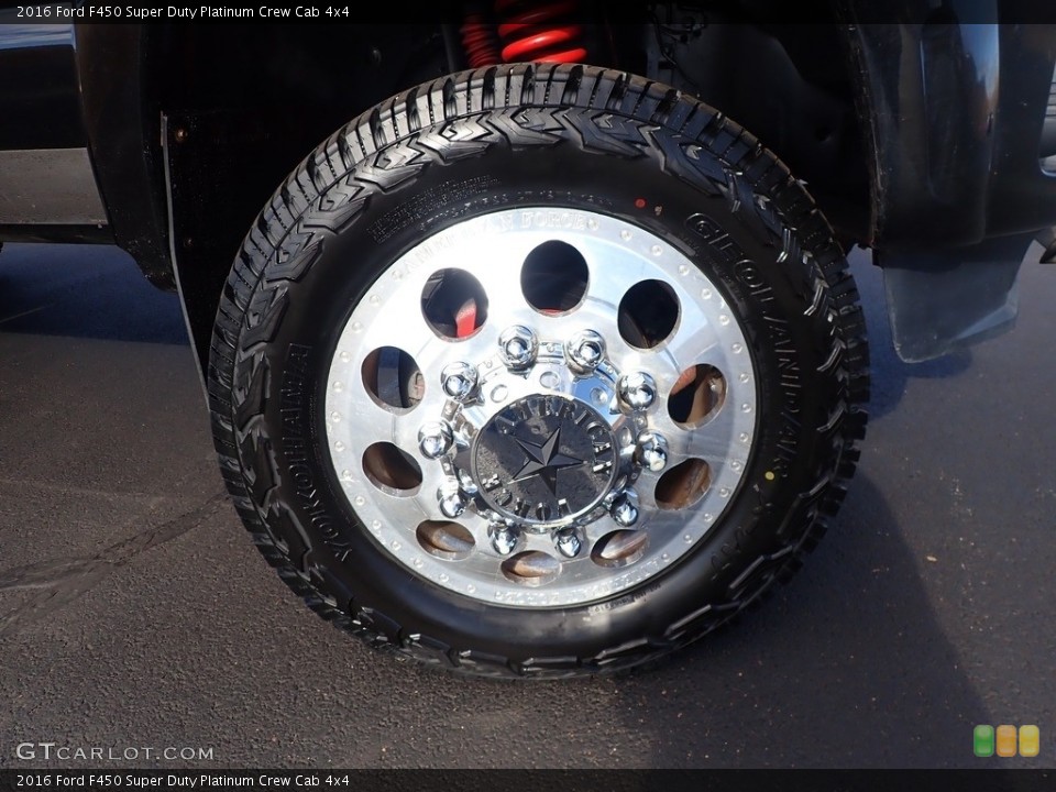 2016 Ford F450 Super Duty Custom Wheel and Tire Photo #143768213