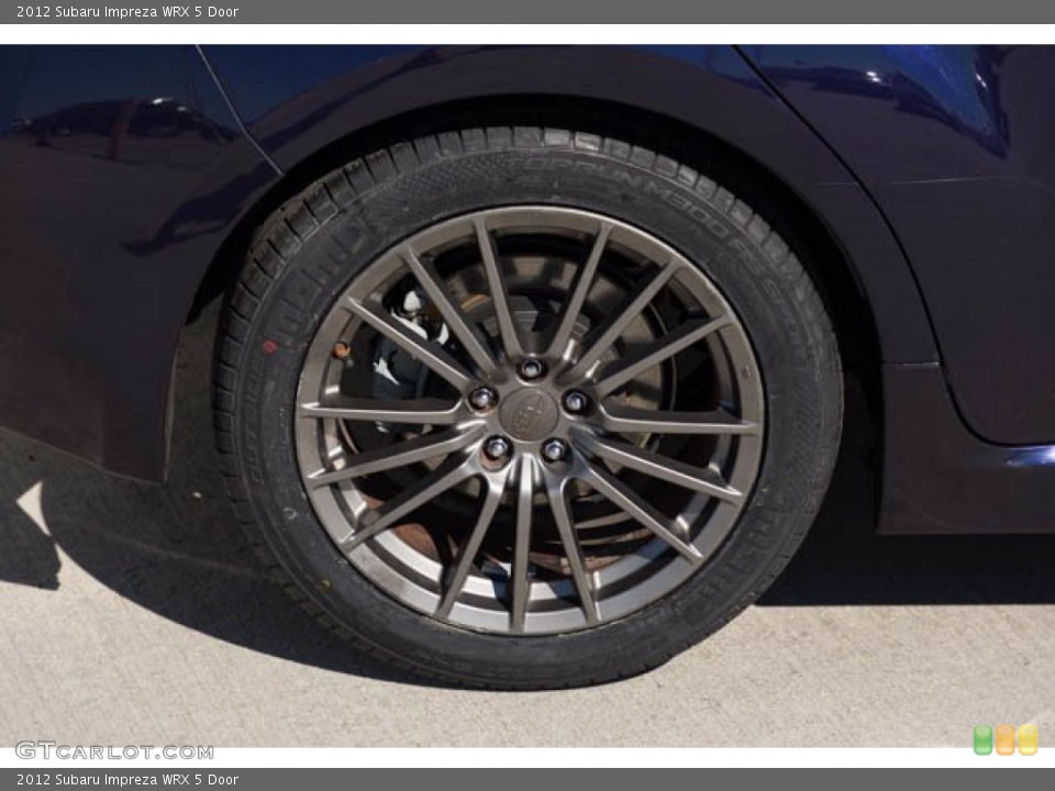 2012 Subaru Impreza WRX 5 Door Wheel and Tire Photo #143780821