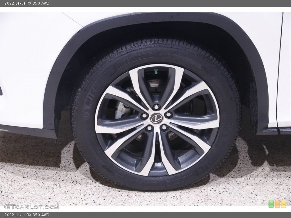 2022 Lexus RX 350 AWD Wheel and Tire Photo #143796972