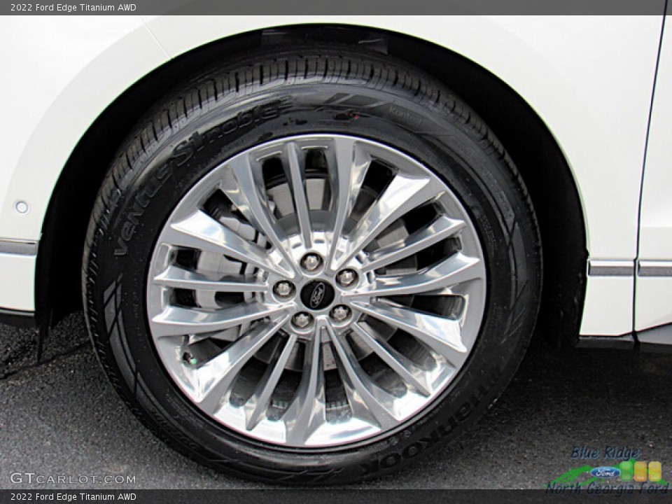 2022 Ford Edge Titanium AWD Wheel and Tire Photo #143816063