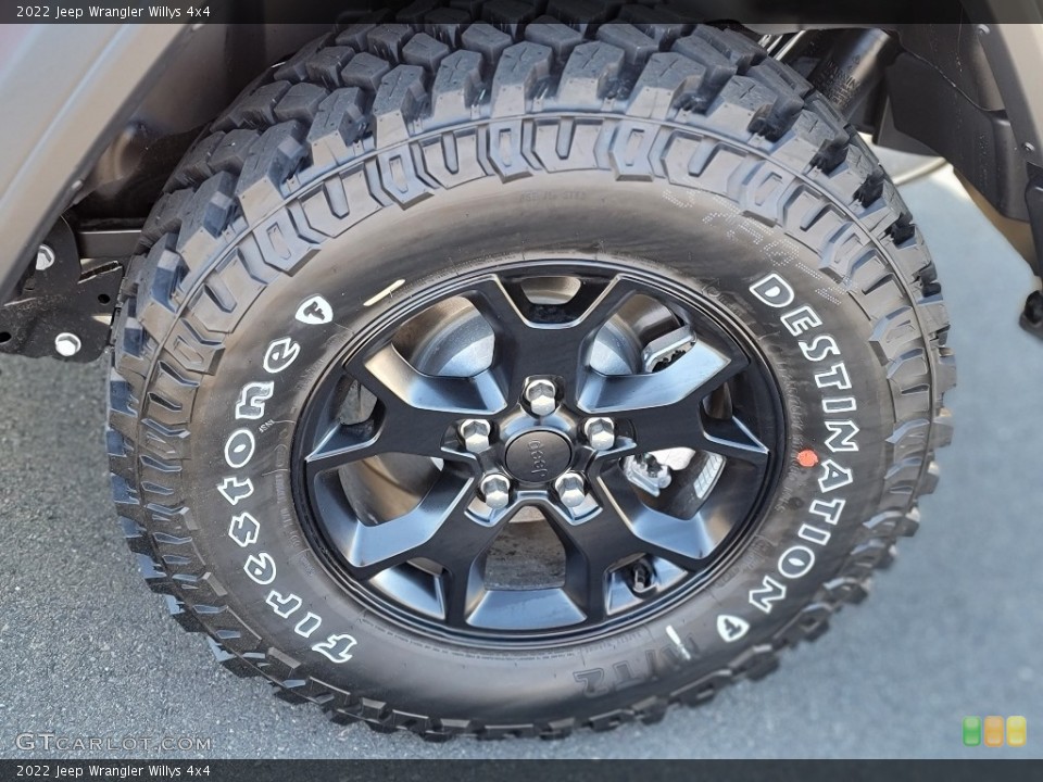 2022 Jeep Wrangler Willys 4x4 Wheel and Tire Photo #143817675