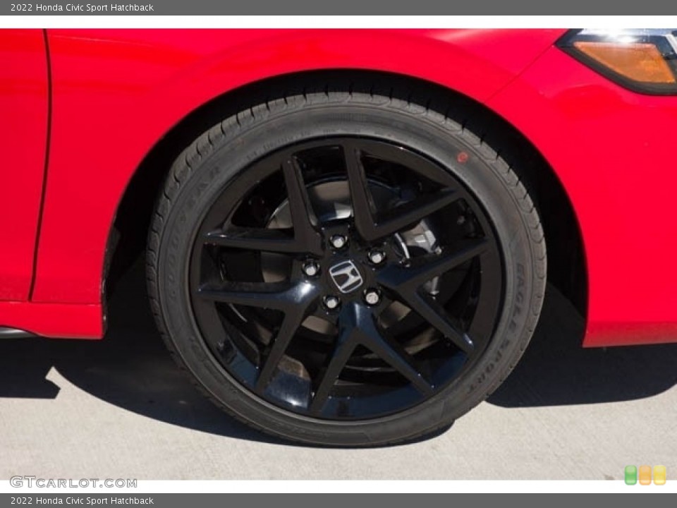 2022 Honda Civic Sport Hatchback Wheel and Tire Photo #143826178