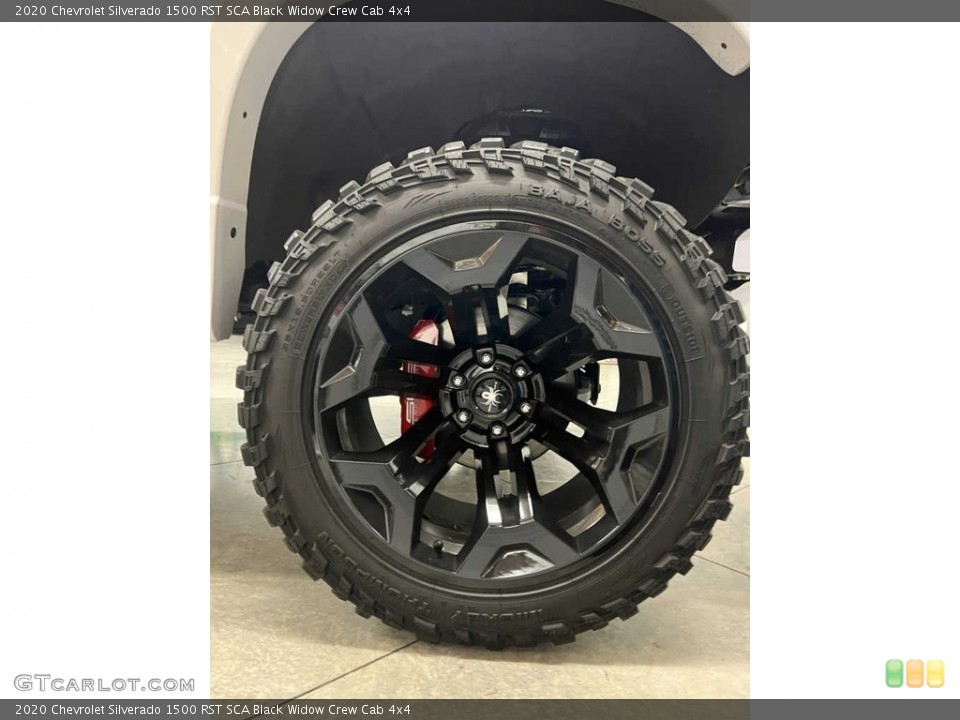2020 Chevrolet Silverado 1500 RST SCA Black Widow Crew Cab 4x4 Wheel and Tire Photo #143828869