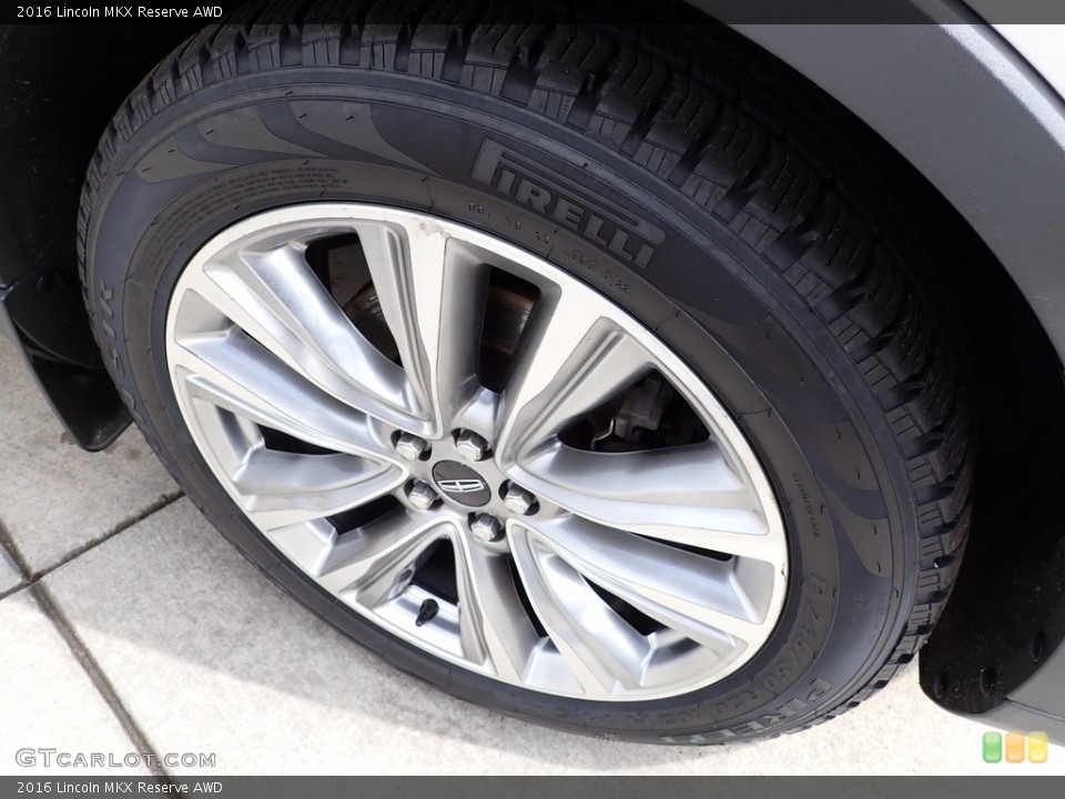 2016 Lincoln MKX Reserve AWD Wheel and Tire Photo #143893191