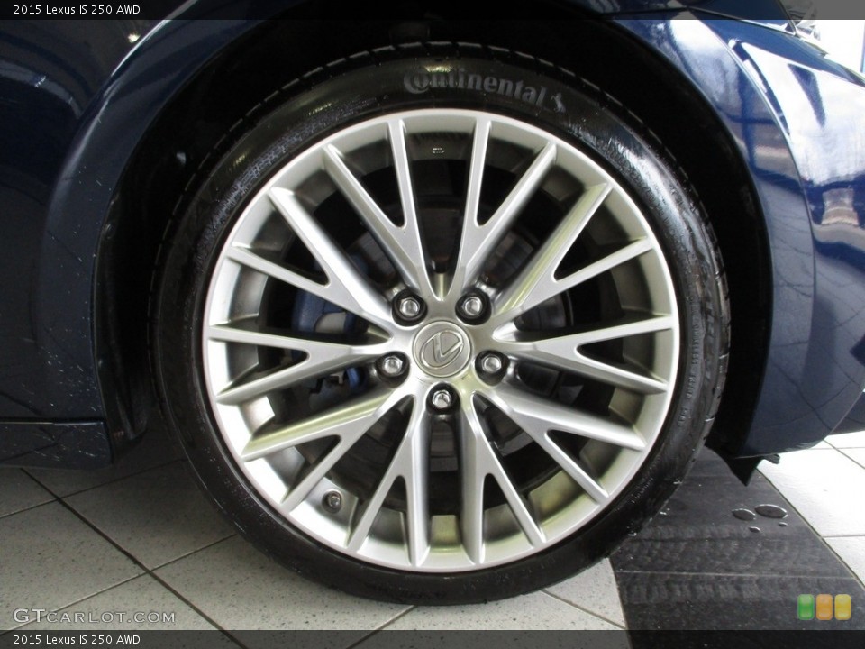 2015 Lexus IS 250 AWD Wheel and Tire Photo #143911340