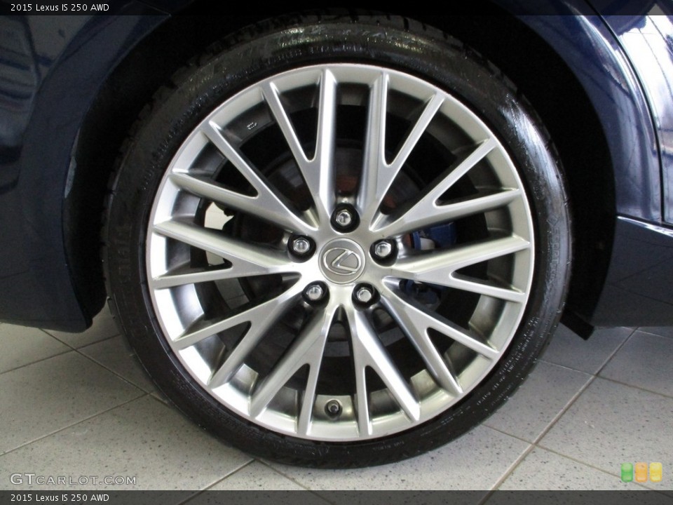 2015 Lexus IS 250 AWD Wheel and Tire Photo #143911367