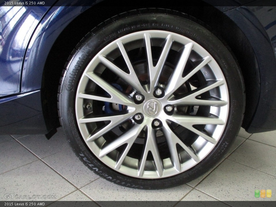 2015 Lexus IS 250 AWD Wheel and Tire Photo #143911499