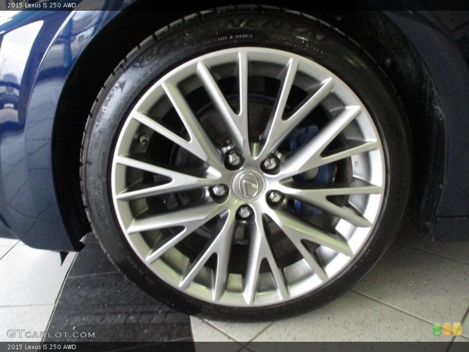 2015 Lexus IS 250 AWD Wheel and Tire Photo #143911523