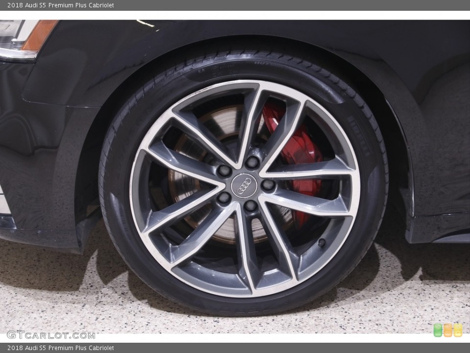 2018 Audi S5 Premium Plus Cabriolet Wheel and Tire Photo #143922101