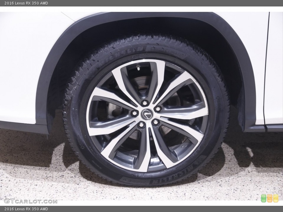 2016 Lexus RX 350 AWD Wheel and Tire Photo #143958641