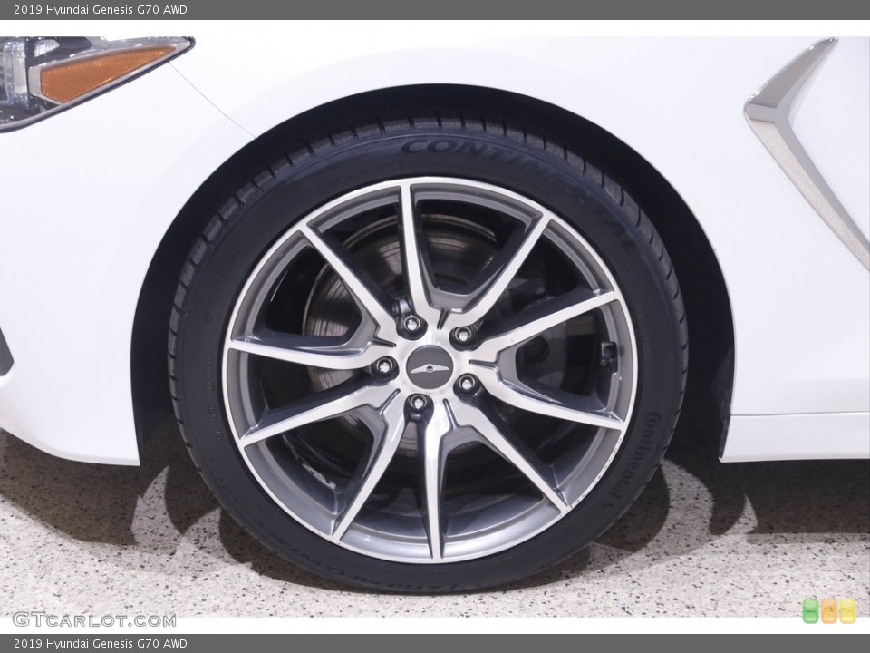 2019 Hyundai Genesis G70 AWD Wheel and Tire Photo #143967410