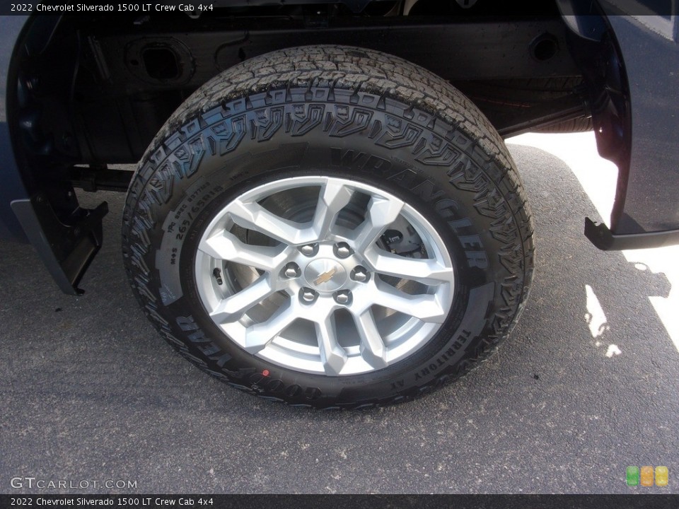 2022 Chevrolet Silverado 1500 LT Crew Cab 4x4 Wheel and Tire Photo #143968439