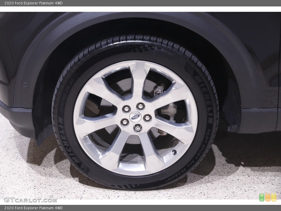 2020 Ford Explorer Platinum 4WD Wheel and Tire Photo #143969750