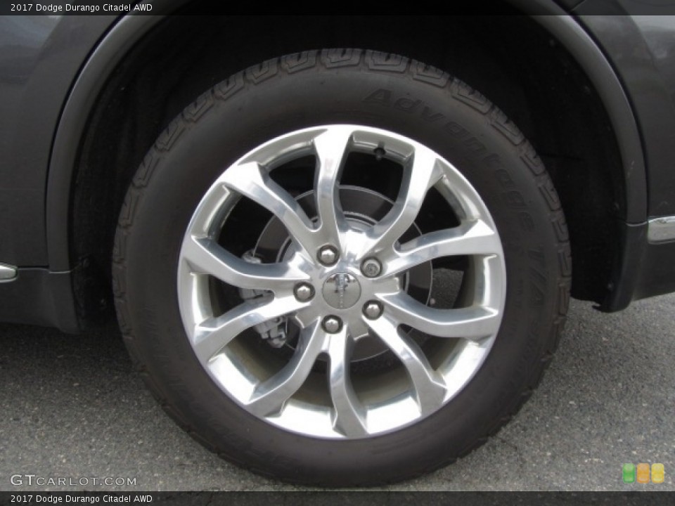 2017 Dodge Durango Citadel AWD Wheel and Tire Photo #143972522