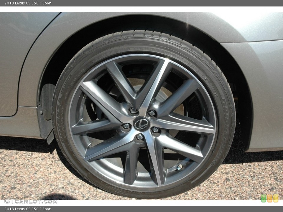 2018 Lexus GS 350 F Sport Wheel and Tire Photo #143976211