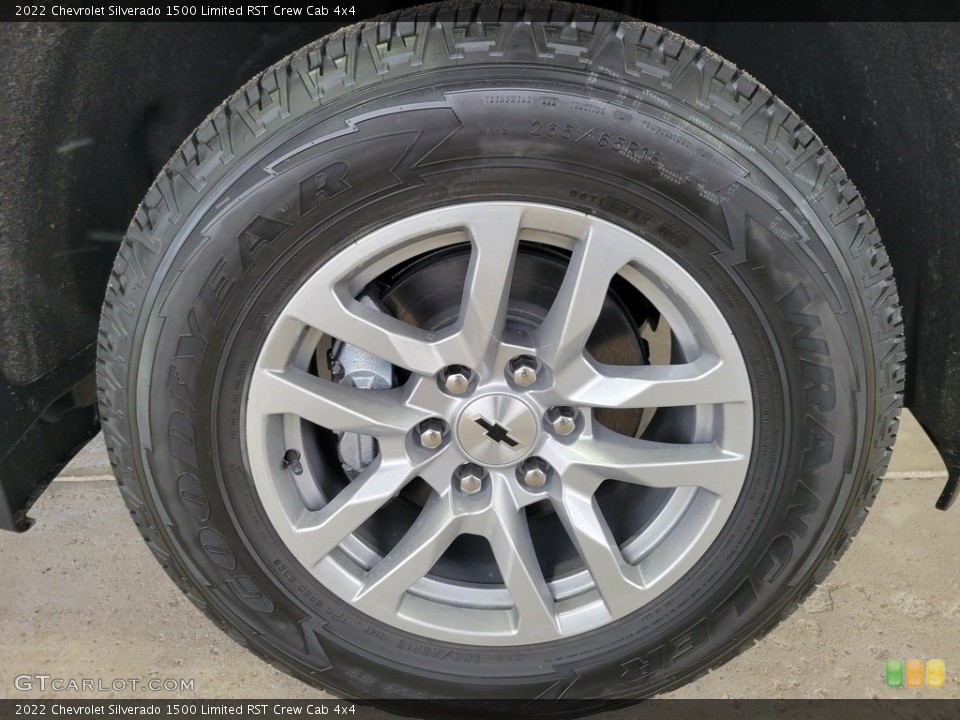 2022 Chevrolet Silverado 1500 Limited RST Crew Cab 4x4 Wheel and Tire Photo #143977350