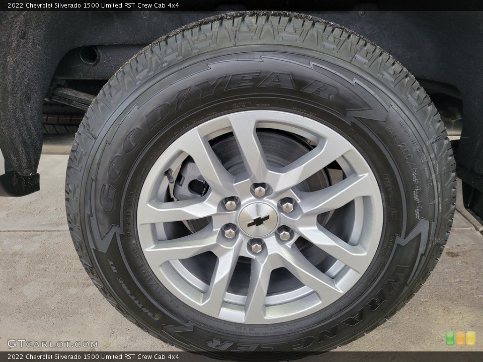 2022 Chevrolet Silverado 1500 Limited RST Crew Cab 4x4 Wheel and Tire Photo #143977416