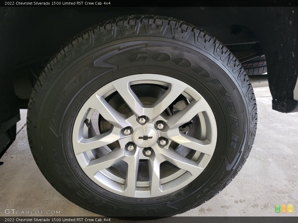 2022 Chevrolet Silverado 1500 Limited RST Crew Cab 4x4 Wheel and Tire Photo #143977434