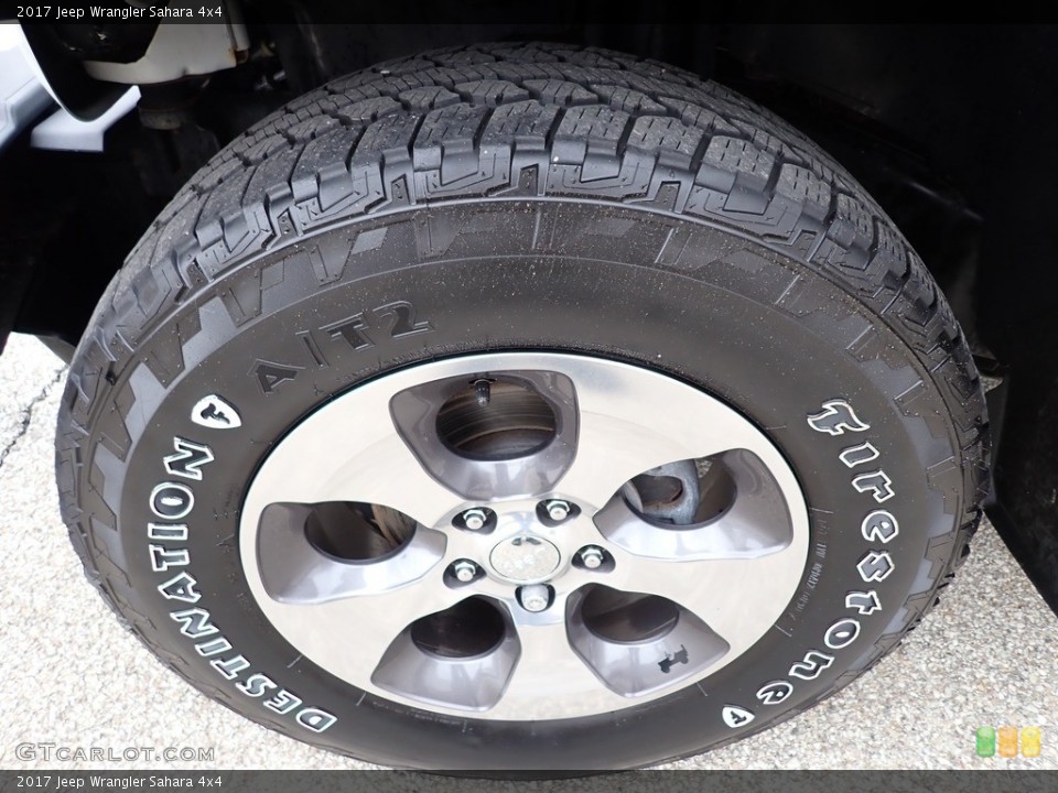 2017 Jeep Wrangler Sahara 4x4 Wheel and Tire Photo #143984886