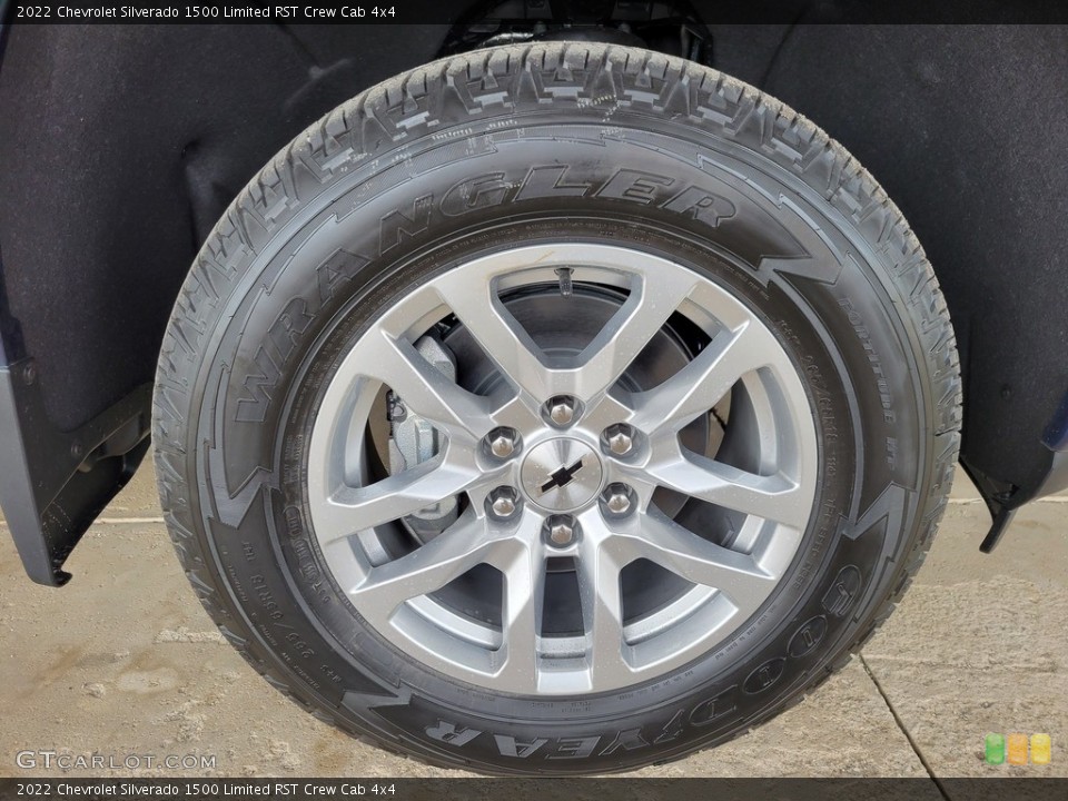2022 Chevrolet Silverado 1500 Limited RST Crew Cab 4x4 Wheel and Tire Photo #143995493