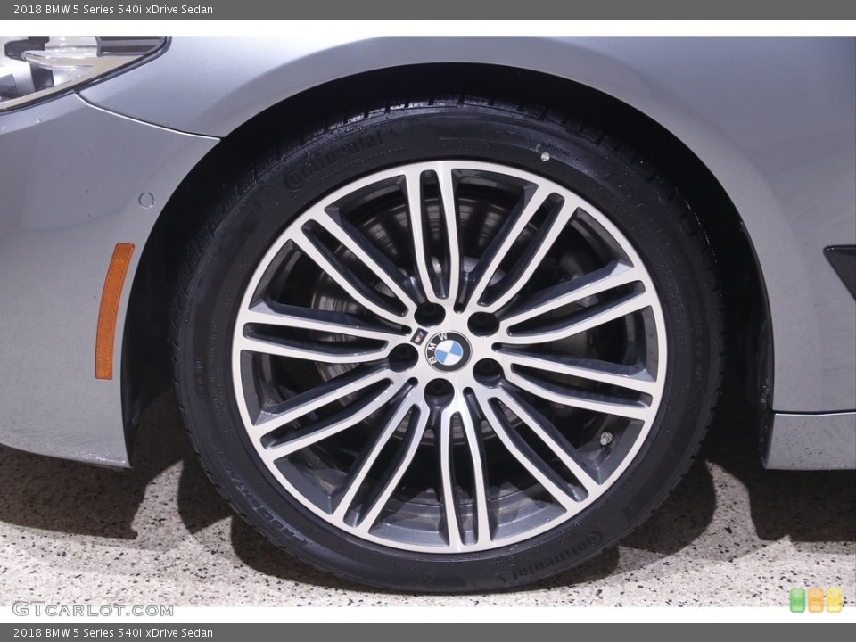 2018 BMW 5 Series 540i xDrive Sedan Wheel and Tire Photo #144000240