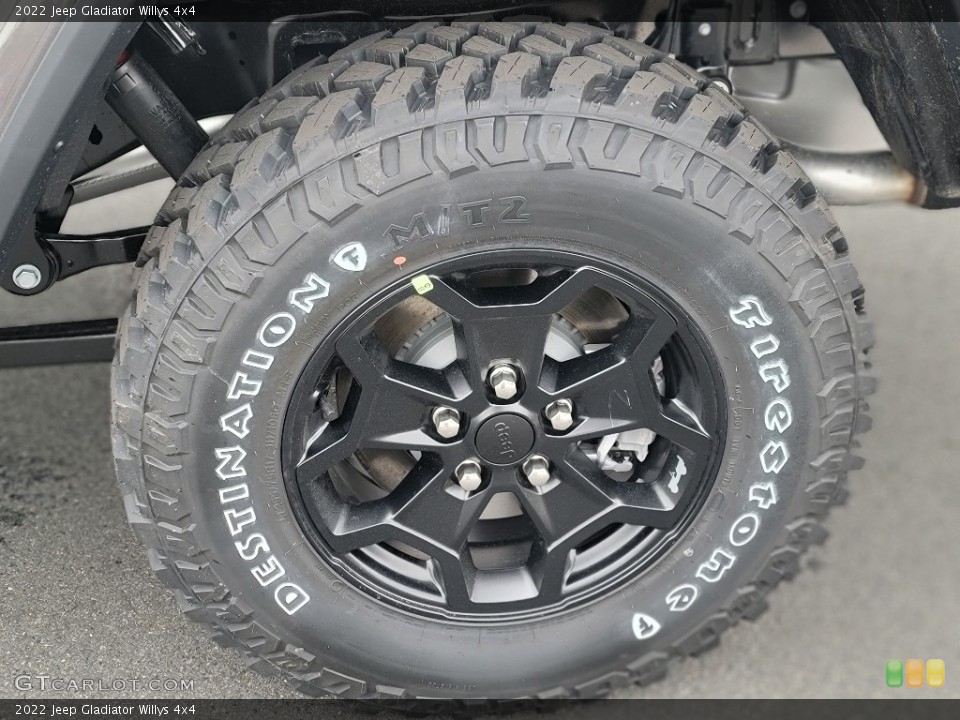 2022 Jeep Gladiator Willys 4x4 Wheel and Tire Photo #144009354