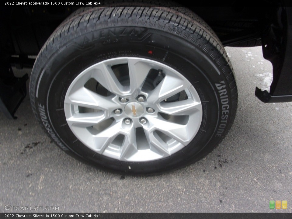 2022 Chevrolet Silverado 1500 Custom Crew Cab 4x4 Wheel and Tire Photo #144013125