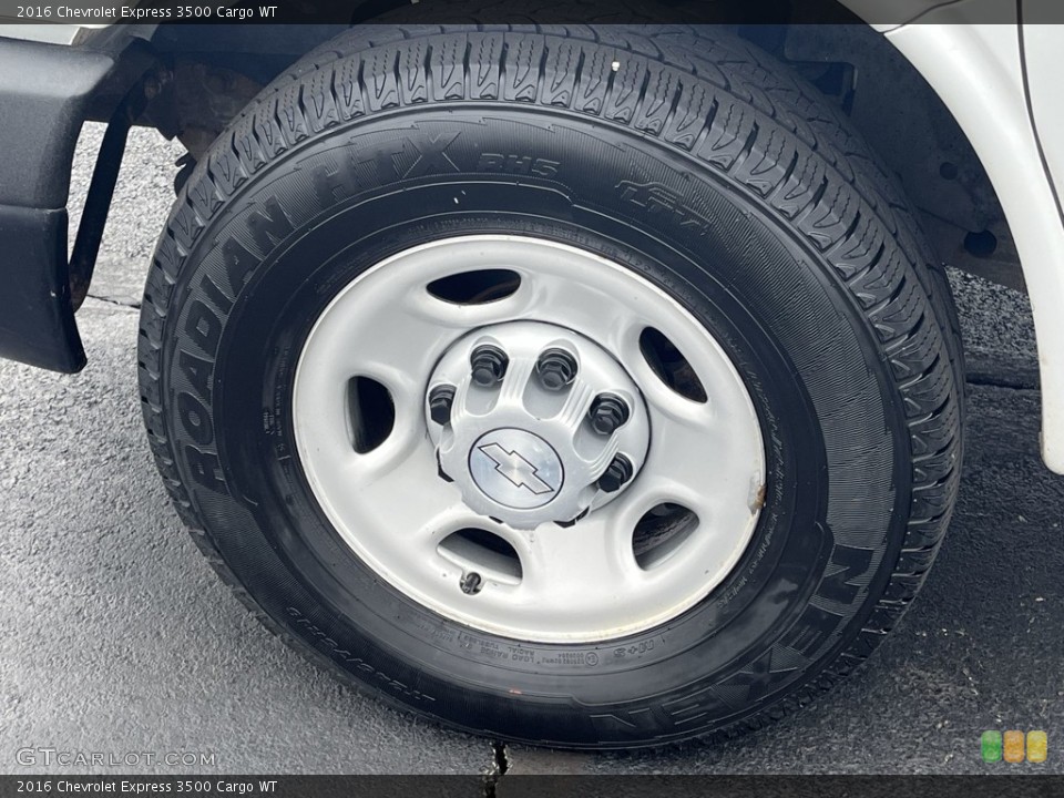 2016 Chevrolet Express 3500 Cargo WT Wheel and Tire Photo #144016659