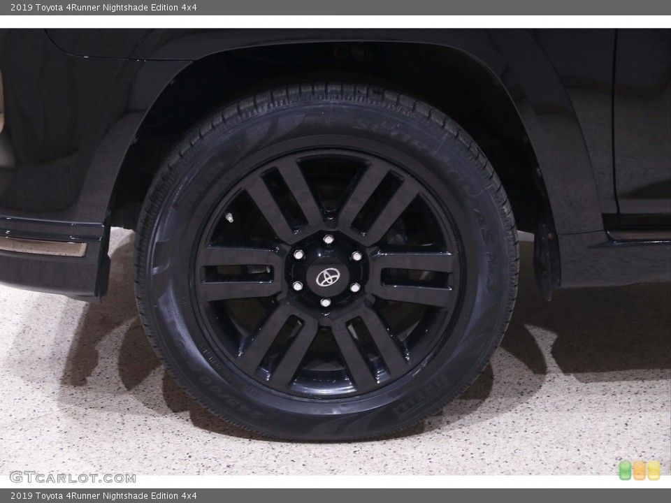 2019 Toyota 4Runner Nightshade Edition 4x4 Wheel and Tire Photo #144019222