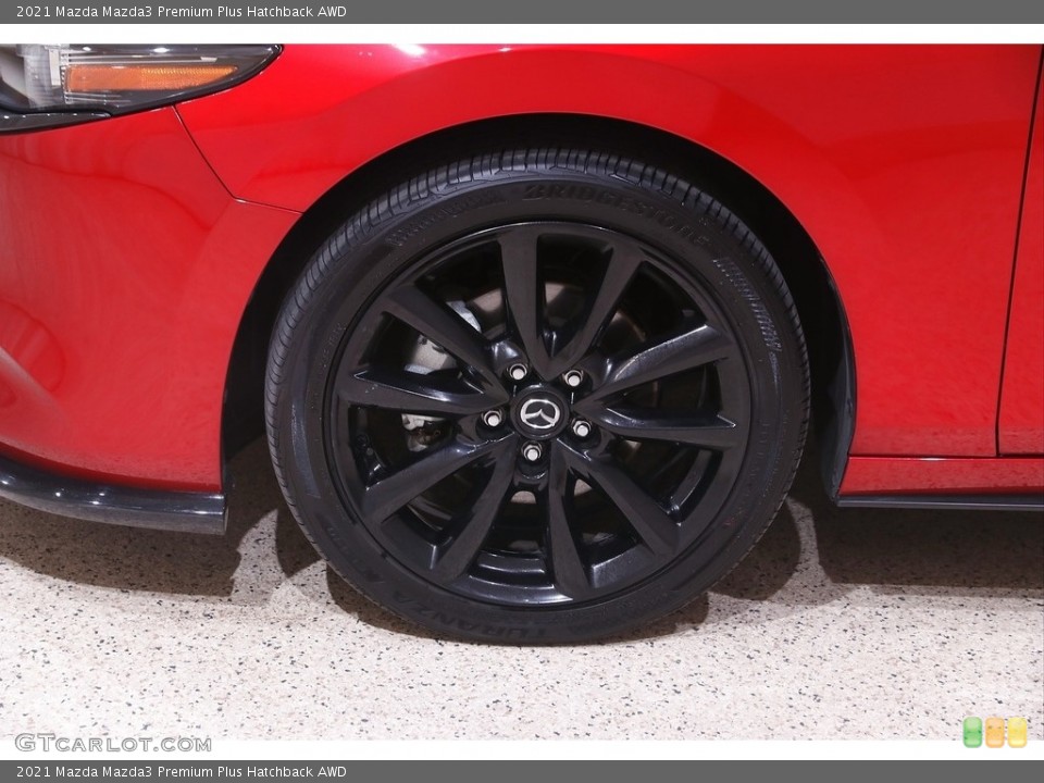 2021 Mazda Mazda3 Premium Plus Hatchback AWD Wheel and Tire Photo #144036172