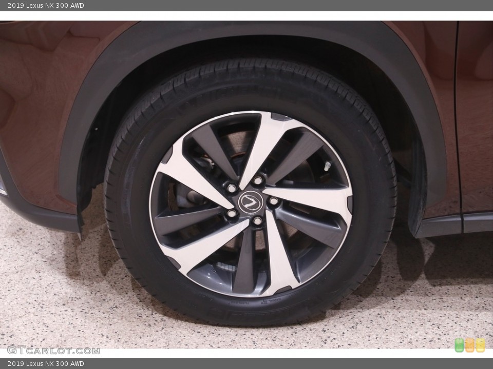 2019 Lexus NX 300 AWD Wheel and Tire Photo #144036648